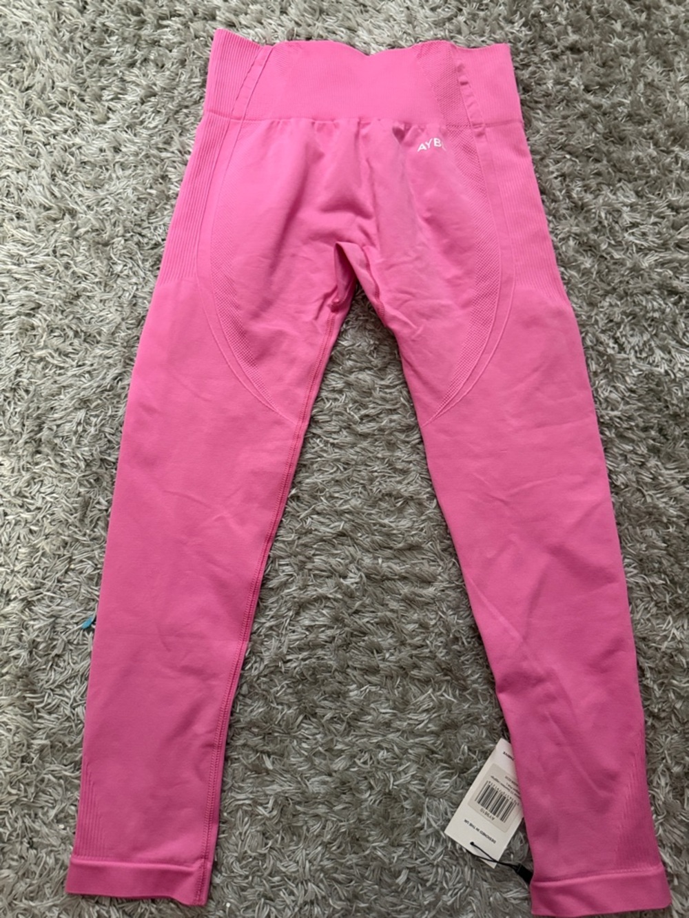 AYBL Pink Seamless High-Waist Leggings